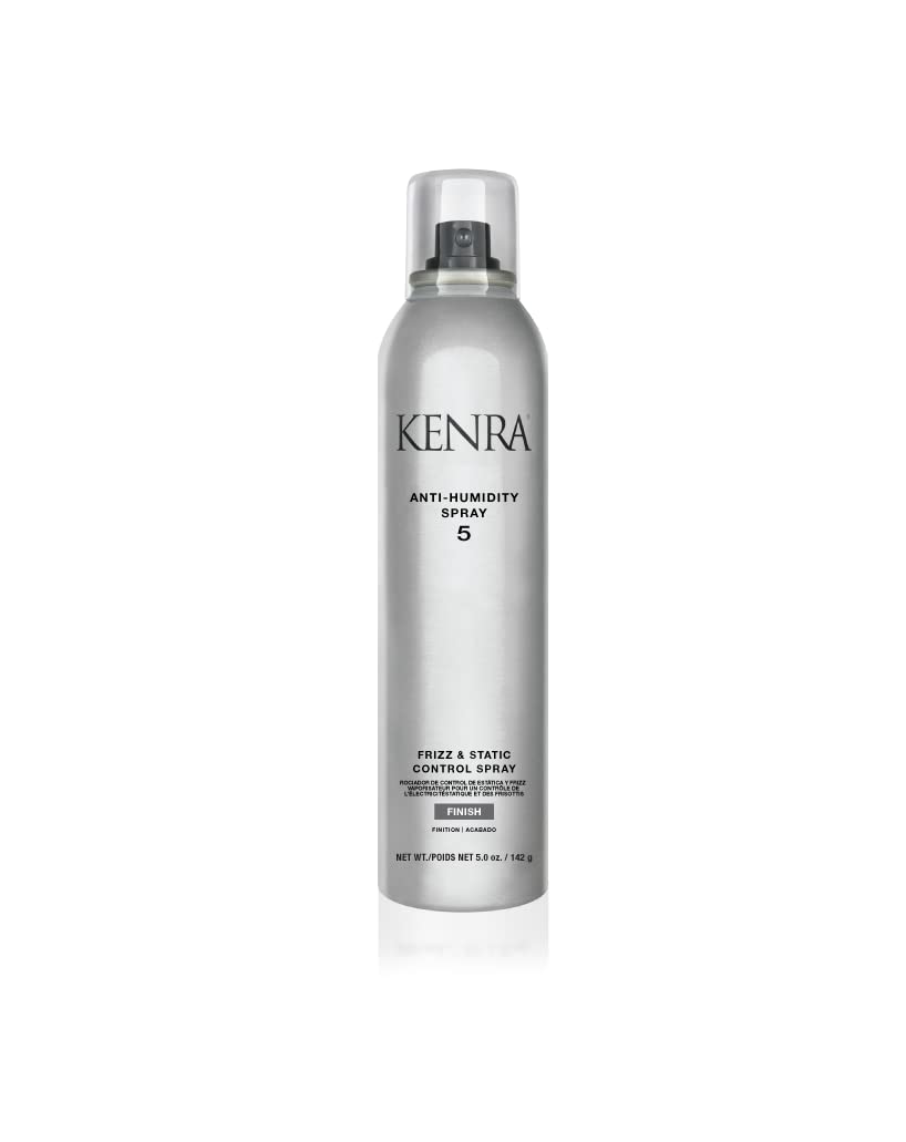 Kenra Anti-Humidity Spray 5 | Frizz & Static Control Spray |72-Hour Humidity Resistance & Protection | Lightweight, Low Hold Formula | Thermal Protection | 5oz