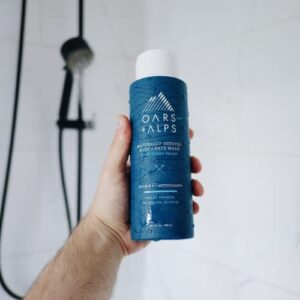 Oars + Alps Men's Sulfate Free Hair Shampoo, Conditioner, and Body Wash Kit, Moisturizing Skin Care Infused with Kelp and Algae Extracts, Fresh Ocean Splash Scent