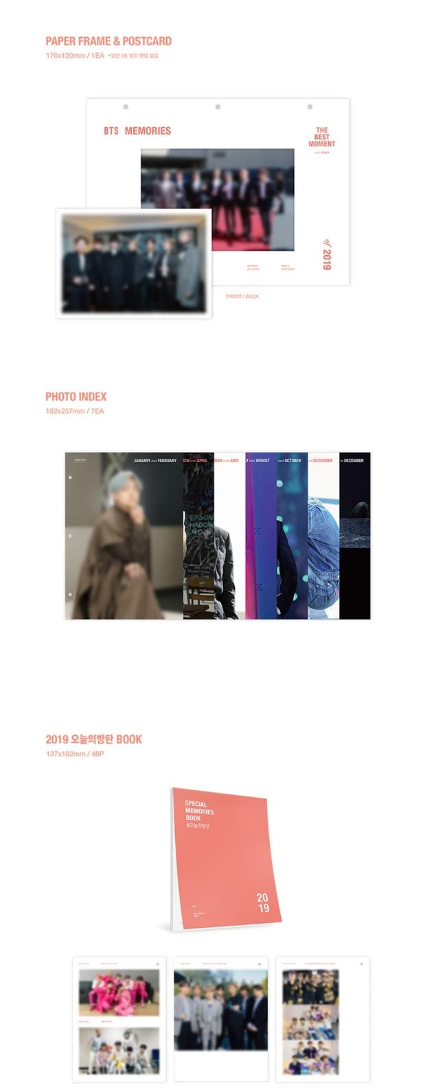 Dreamus, [DVD] [REISSUE PRE-ORDER] BTS MEMORIES OF 2019 DVD+Pre-Order Benefit (BTS2019DV)