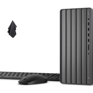 HP 2022 Newest Envy TE01 Desktop Computer, 10th Gen Intel i5-10400 6-Core Processor, Wireless-AC, HDMI, VGA, Wilreless Mouse&KB Combo, Windows 11 Operation System (32GB RAM | 1TB PCIe SSD&2TB HDD)