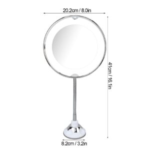 Makeup Mirror, 10 x 8 Easy to Install Suction Cup Makeup Mirror for Makeup