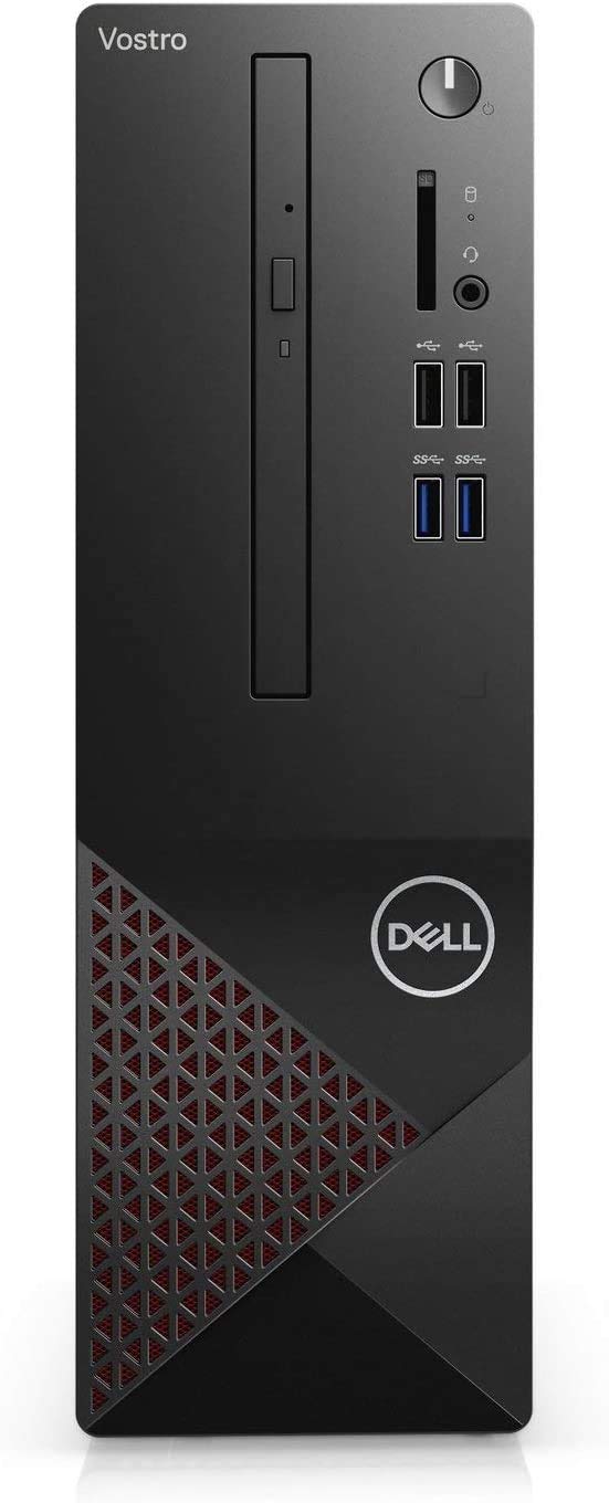 Dell Vostro 3000 Small Form Factor Business Desktop, Intel Quad-Core i3-10100 (up to 4.3 GHz), 16GB Memory, 1TB SSD, DVD-RW, WiFi, HDMI, VGA, Win10 Pro, Black