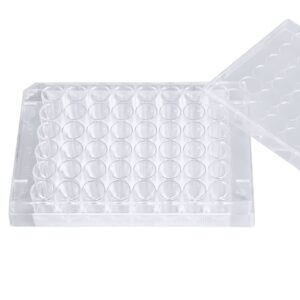 adamas-beta 48-well sterile culture plate, tc treated cell culture plates tissue culture treated plate, individually wrapped, pack of 10