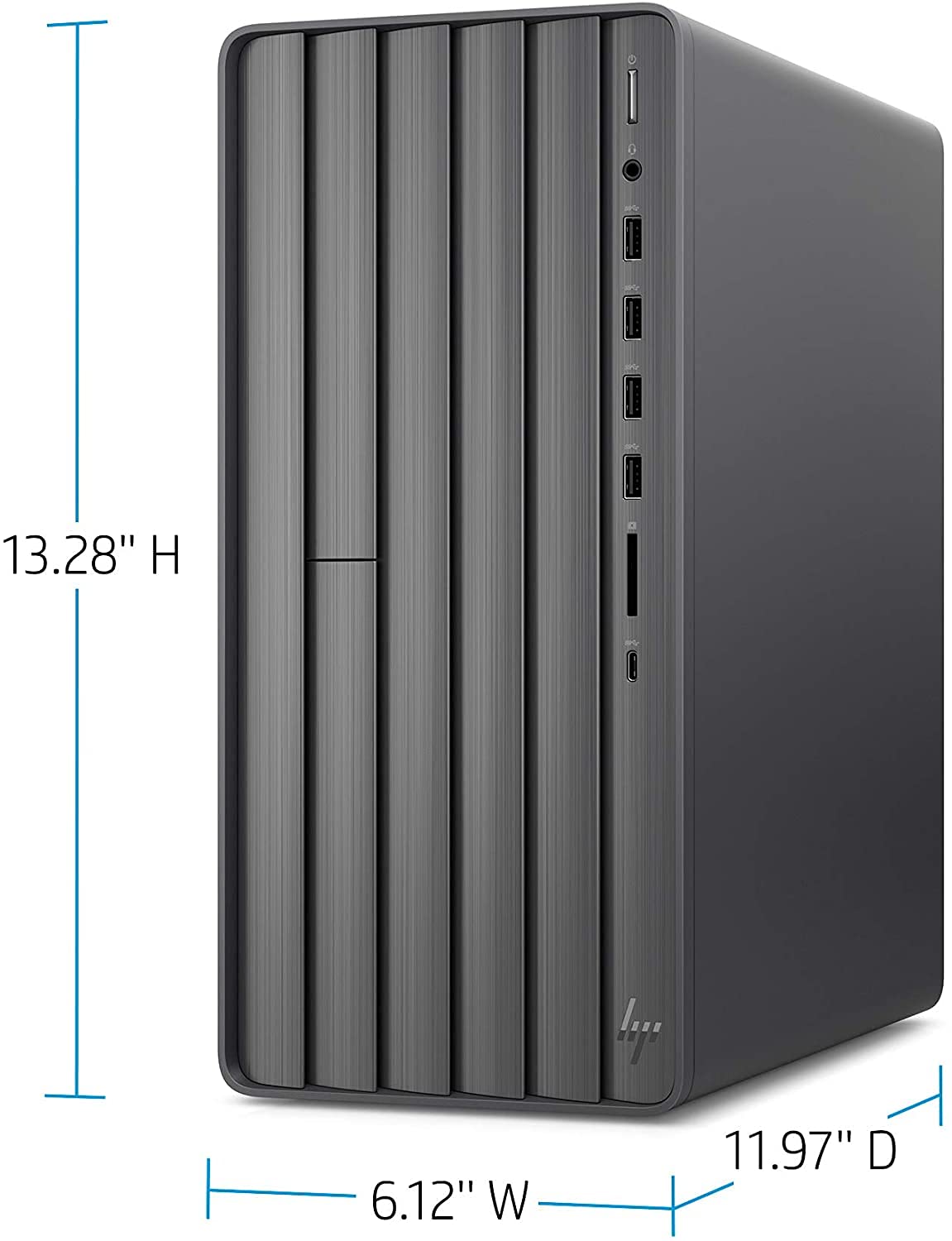 HP 2022 Newest Envy TE01 Desktop Computer, 11th Gen Intel i5-11400 6-Core Processor, Wireless-AC, HDMI, VGA, Wilreless Mouse&KB Combo, Windows 11 Operation System (32GB RAM | 512 GB PCIe SSD&1TB HDD)