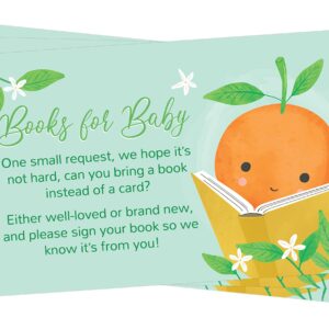 Wish Clover Little Cutie Baby Shower Book Request Cards (24-Count)