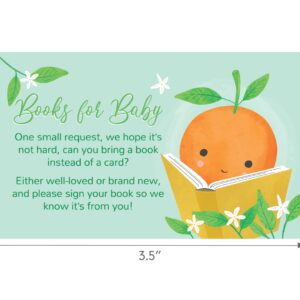 Wish Clover Little Cutie Baby Shower Book Request Cards (24-Count)