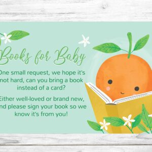 Wish Clover Little Cutie Baby Shower Book Request Cards (24-Count)