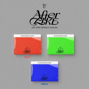 kakao m ive - after like photobook version cd+pre-order benefit (random ver.) 120x120x10mm