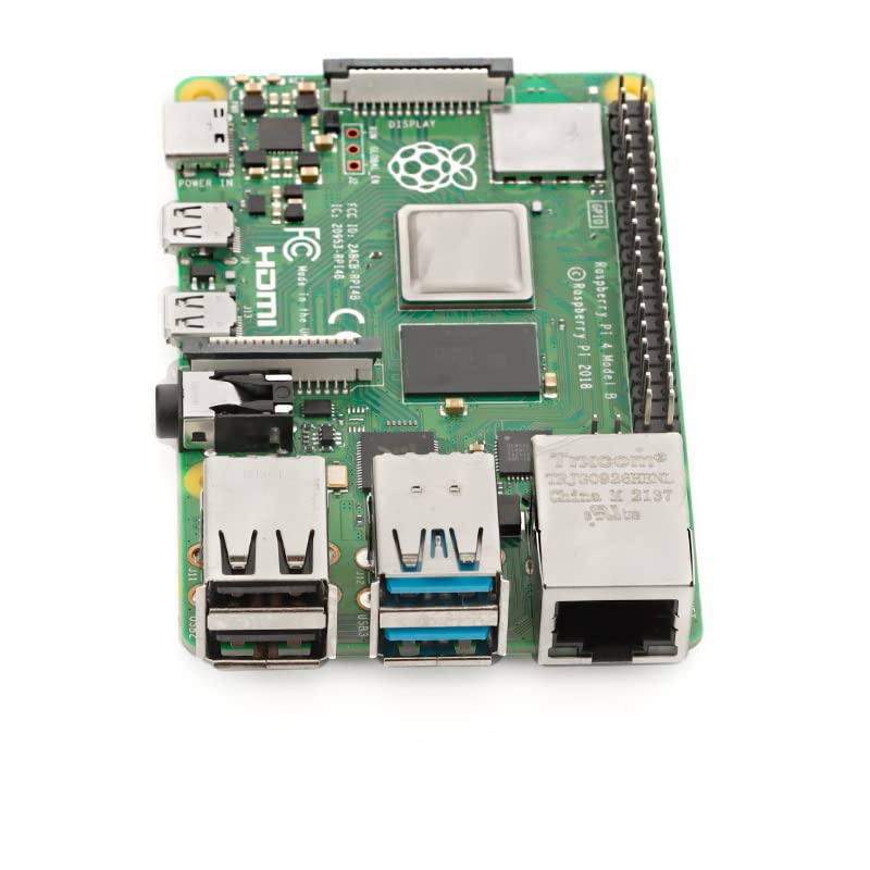 JESSINIE Raspberry Pi 4 Model B 4GB Development Board 1.5GHz Bluetooth 5.0 WIFI Multifunctional Universal Development Board Learning Board for Python Linux Programming