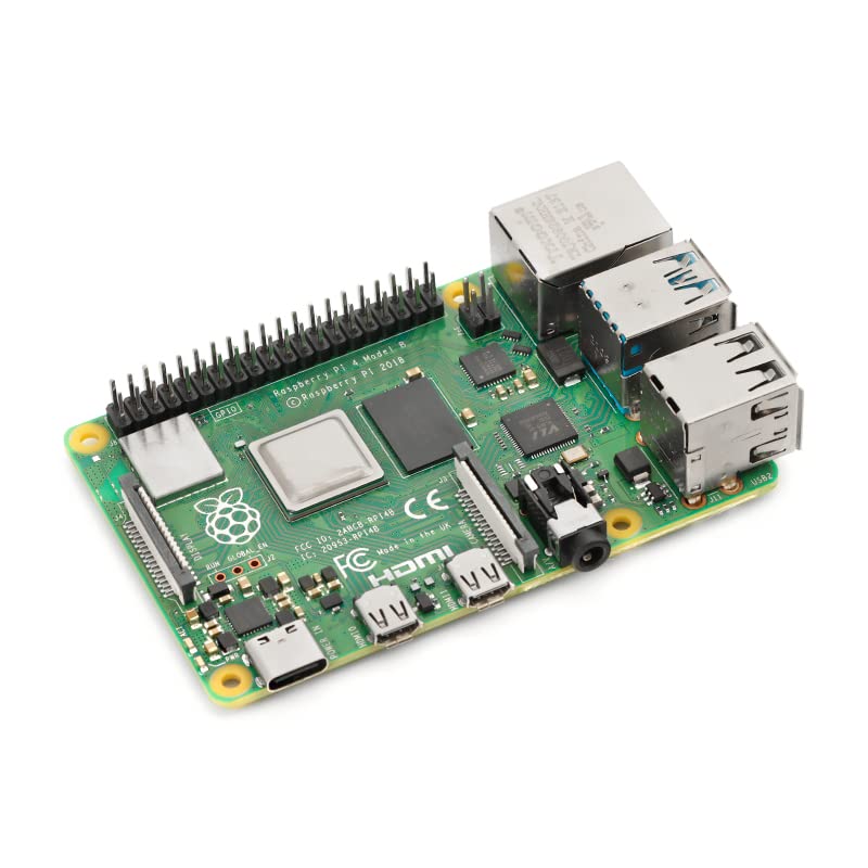 JESSINIE Raspberry Pi 4 Model B 4GB Development Board 1.5GHz Bluetooth 5.0 WIFI Multifunctional Universal Development Board Learning Board for Python Linux Programming