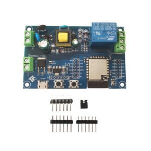 ESP32-C3 Single-Channel Wireless Fidelity Relay Switch Development Board ESP-C3-12F Remote Switch Control Module Supporting AC 90V-250V & DC 7V-12V Power Supply 4M Byte Flash