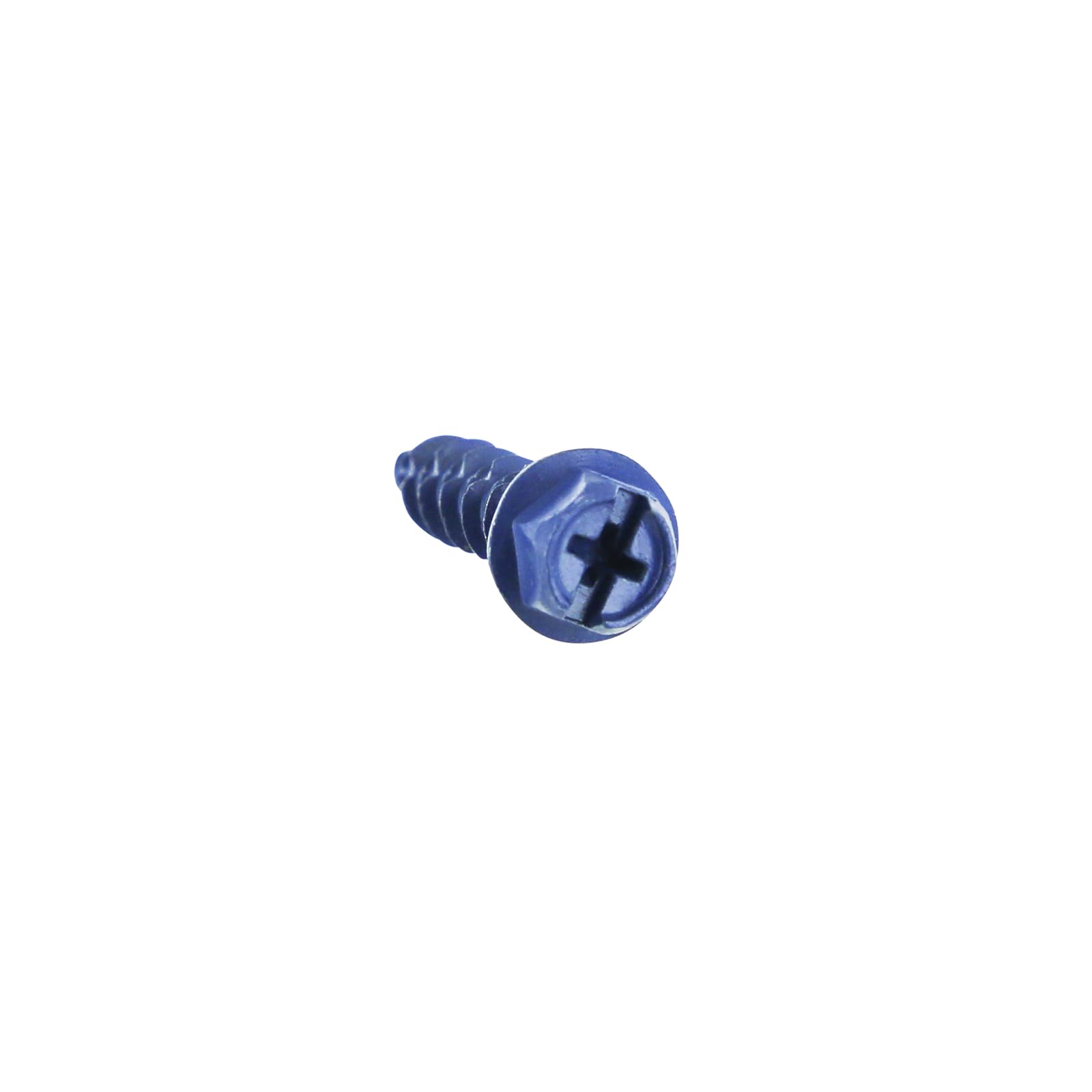 Conquest Fasteners 1/4" x 1-1/4" Hex Head Blue Concrete Screws (Box of 100) to Anchor Masonry, Brick & Block