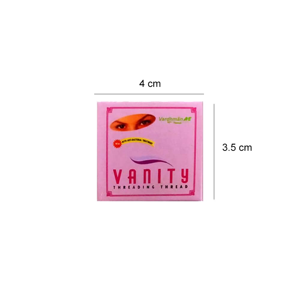 Vanity Threading Thread - Pack of 2 (10 Spools in Each Box) with Scissor by Behal International