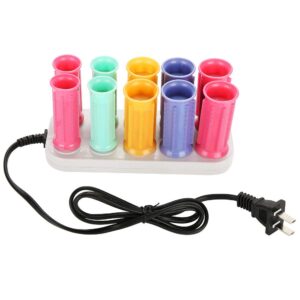 Travel Hot Rollers, Hot Rollers For Medium Hair Professional Electric Heated Roller Curling Roll Hair Tube Hair Styling Tool Compact Electric Hair Rollers