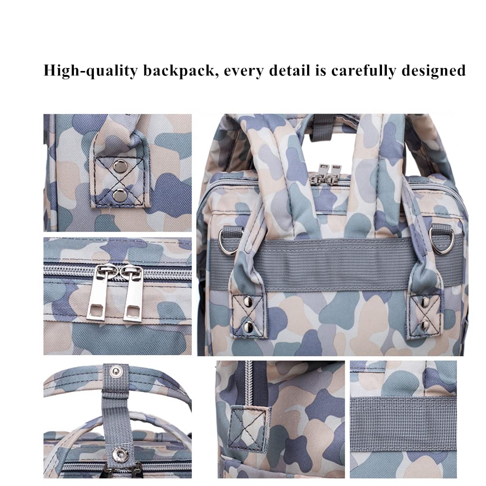 Armbq Camo Diaper Bag Backpack Multi-Function Diaper Bag for Baby Care Essentials Waterproof Travel Baby Bag for Mom Dad