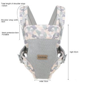 IULONEE Baby Carrier, Embrace Cozy 4-in-1 Infant Carrier & Baby Walker, Handheld Kids Toddler Walking Harness Helper Assistant Protective Belt Child Activity Walker(Grey + Grey)