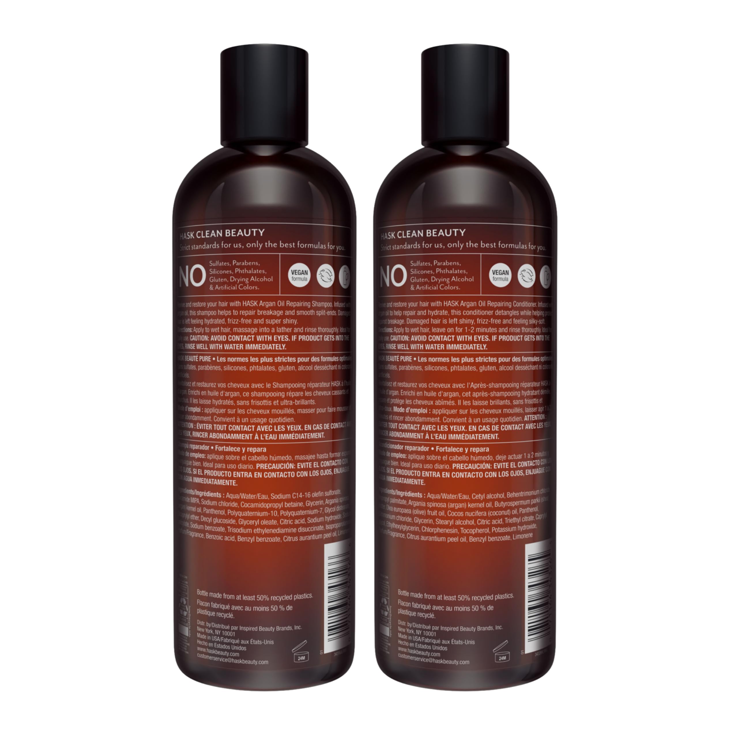 HASK Argan Oil Collection: 2 5-in-1 Leave In Conditioners and 1 Shampoo and Conditioner Set