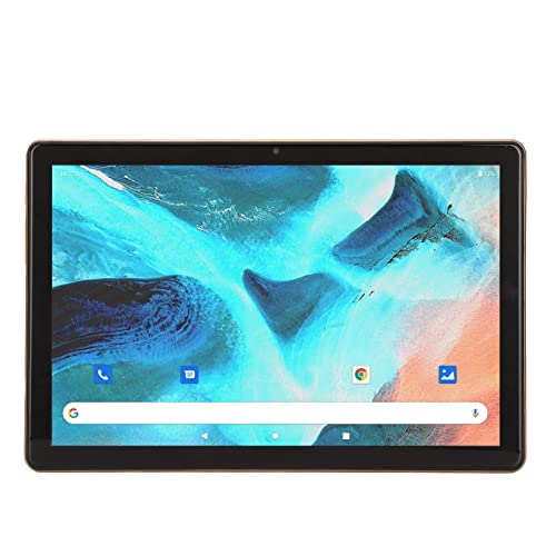 HD 10.1inch Tablet,WiFi Android HD Screen Tablet,6GB RAM 128GB ROM,Octa Core Processor,Portable 4G Call 5G WiFi 7000mAh Battery Tablet PC with Leather Shell(#1)