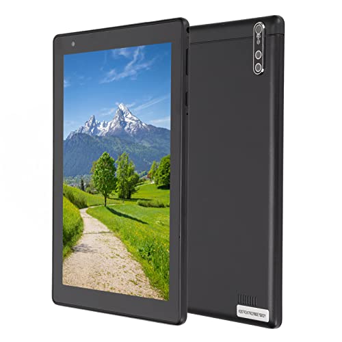 HD 8inch Tablet,Kids Tablet Tablet PC, 4GB 64GB RAM WiFi Tablet,Dual SIM Dual Standby Tablet,8000mAh Battery,1920x1080 Dual Camera Tablet (Black)