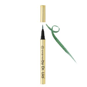 EPILYNX Long Lasting Waterproof Liquid Eyeliner with Precision Tip | Gluten and Allergen Free, Vegan Eyeliner Pencil |2mL| Shimmer Spring Green by Dr. Liia