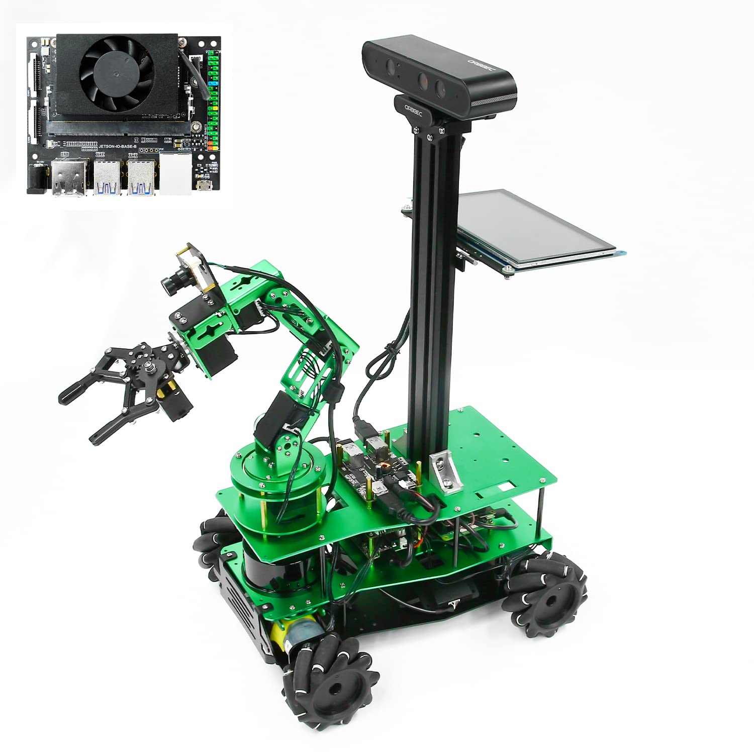 Yahboom Jteson Nano TX2-NX Robotic Rosmaster X3 Plus Electronics Project Kit Human Feature Recognition and Interaction, URDF Kinematics Simulation