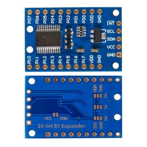 AITIAO 5Pcs PCF8575 IO Expander Board I2C to 16 IO IIC I2C I/O Extension Shield Module DC 2.5-5.5V I2C Communication Control 16 IO Ports