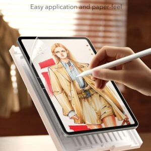 ESR 2 Pack Paperfeel Screen Protector Compatible with iPad 10th Generation (10.9 Inch, 2022), Write and Draw Like on Paper, Anti-Scratch, Thin and Responsive, Easy Application Tray