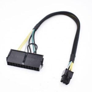 for Dell Motherboard with 6 Pin Port 24 Pin to 6 Pin ATX PSU Power Adapter Cable 13.3-inch(34cm)