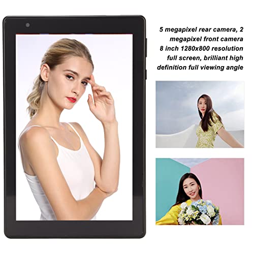 Pomya HD 8 Inch Tablet,Portable IPS LCD HD Tablet,Dual Cards Dual Standby Calling Tablet,2GB RAM 32GB ROM, Tablet for Android Tablet(Green)