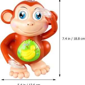 Toyvian Monkey Musical Toy Educational Toy Musical Baby Toys Dancing Monkey Toy Dancing Animal Musical