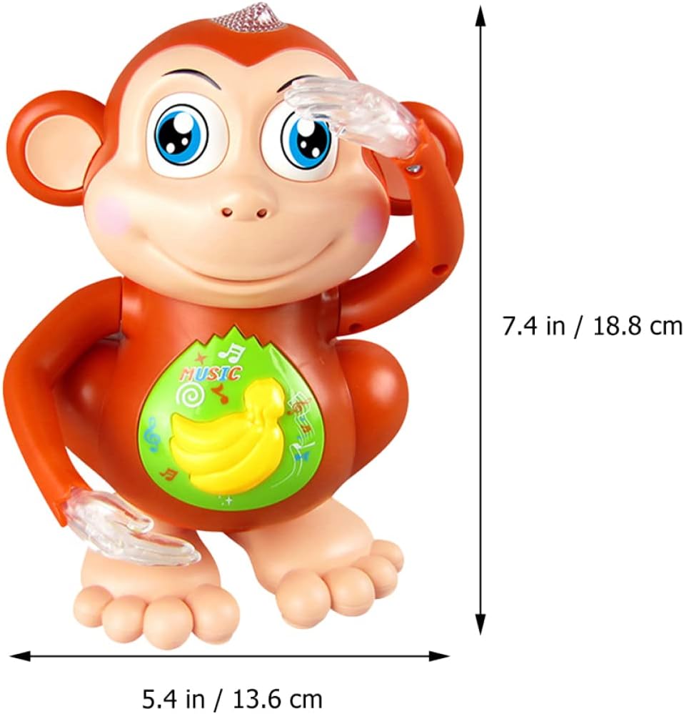 Toyvian Monkey Musical Toy Educational Toy Musical Baby Toys Dancing Monkey Toy Dancing Animal Musical