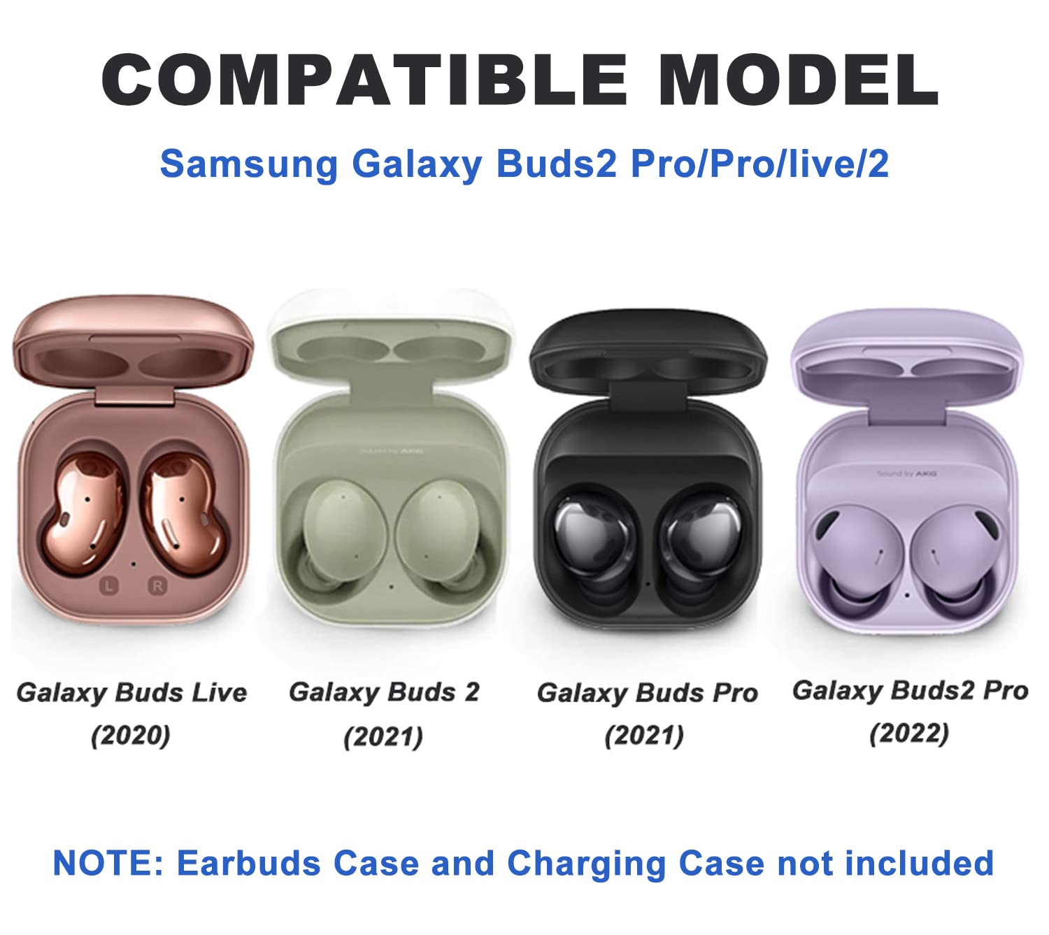 Lopnord for Galaxy Buds 2 Pro Case/Galaxy Buds Pro Case/Galaxy Buds 2 Case/Galaxy Buds Live Case with Lock, Carbon Fiber Shockproof Cover for Galaxy Buds Pro Case Samsung Earbuds with Keychain