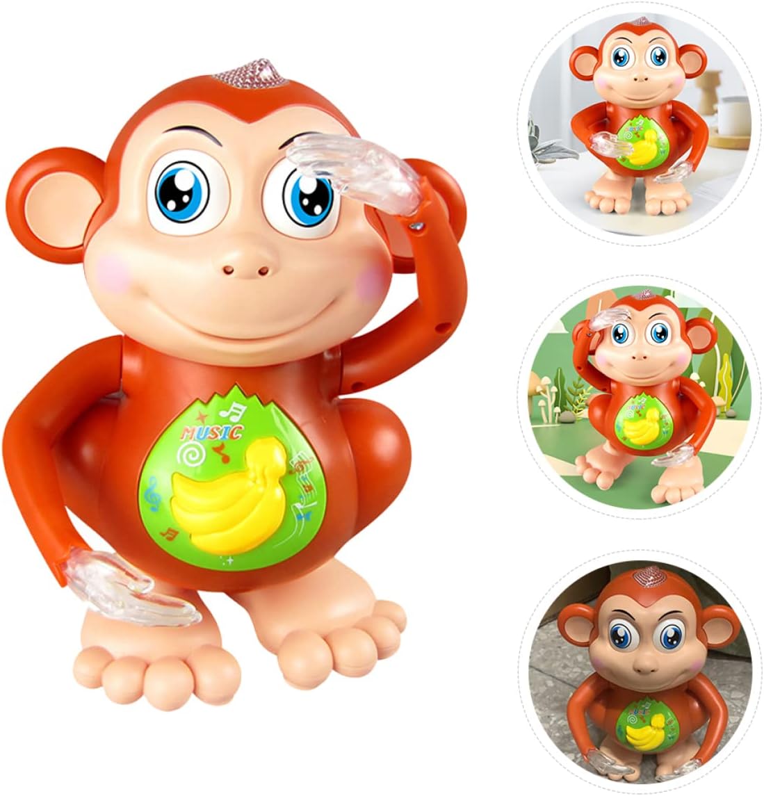 Toyvian Monkey Musical Toy Educational Toy Musical Baby Toys Dancing Monkey Toy Dancing Animal Musical