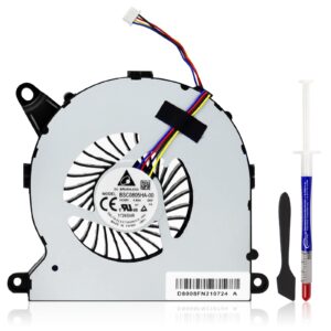 arlba new replacement cpu cooling fan for intel nuc nuc8 nuc8i3beh nuc8i5beh nuc8i5bek nuc8i7beh nuc8 i3/i5/i7 mini host bsc0805ha-00 bazb0808r5h p004 5v 0.6a fan w/thermal paste & spatula