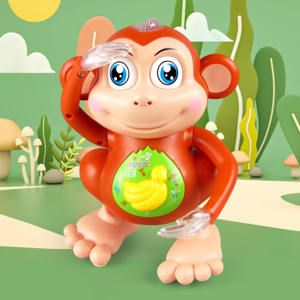 Toyvian Monkey Musical Toy Educational Toy Musical Baby Toys Dancing Monkey Toy Dancing Animal Musical