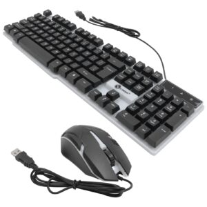 2 Sets Wired Keyboard and Mouse Gaming Keyboard Mouse Ergonomic Keyboard Mouse Computer Keyboard Backlit Keyboard Computer Accessories Keyboard Mouse for Gamer Ergonomic Mouse