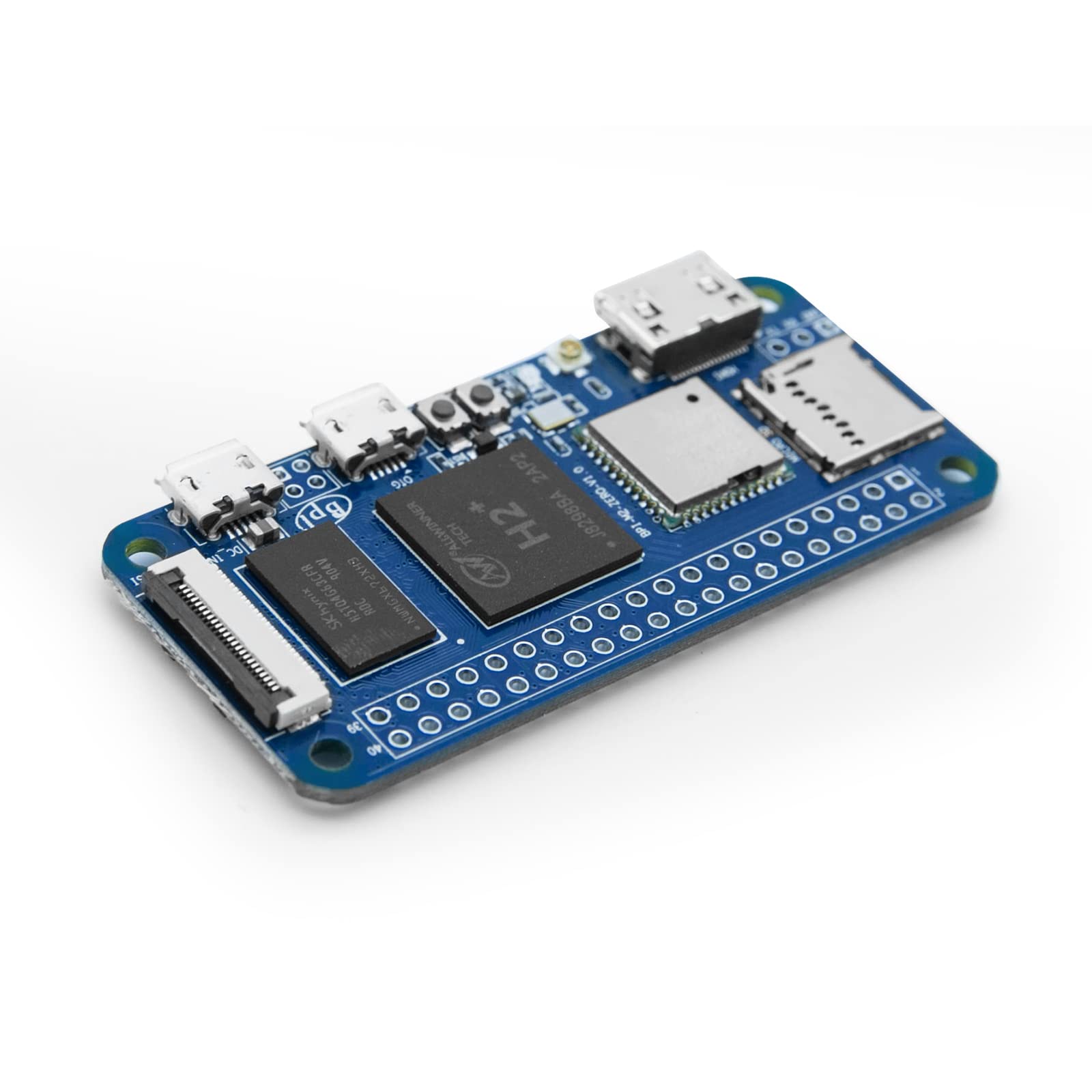 Banana Pi M2 Zero Allwinner H3 CPU Open Source Single Board Computer 512 MB DDR3 SDRAM Onboard 40Pin GPIO Compatible with Raspberry Pi Support Android Linux