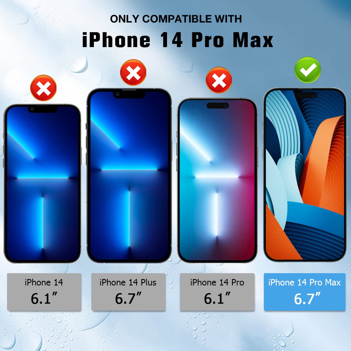 3+2 Pack Screen Protector Glass and camera lens protector,for iPhone 14 Pro Max,HD Tempered glass and camera lens protector 9H Hardness, Scratch Resistant, Easy Install,Bubble Free,Case Friendly