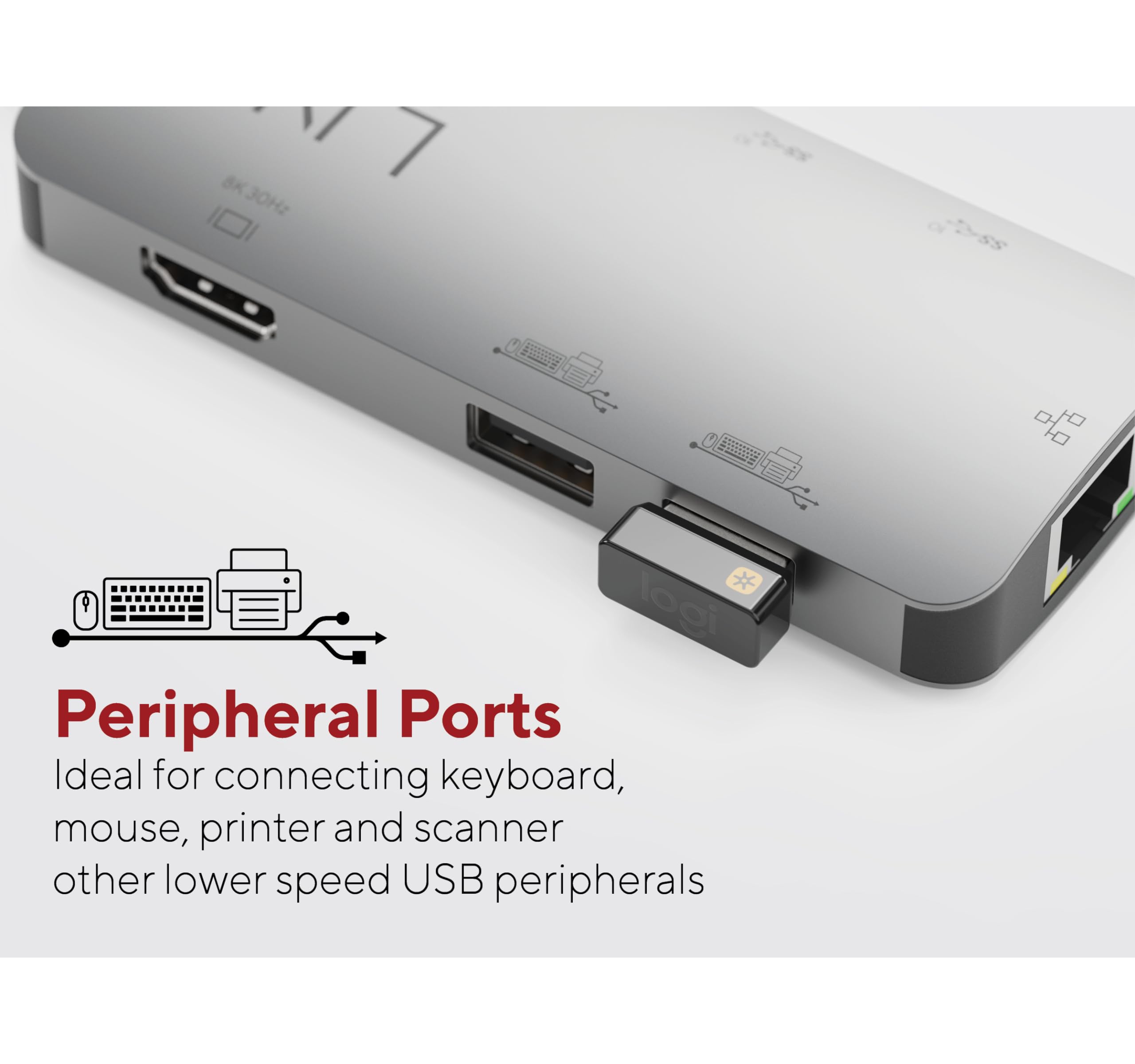 LINQ byELEMENTS LQ48022 8-in-1 8K Pro Studio SSD USB-C Multiport Hub