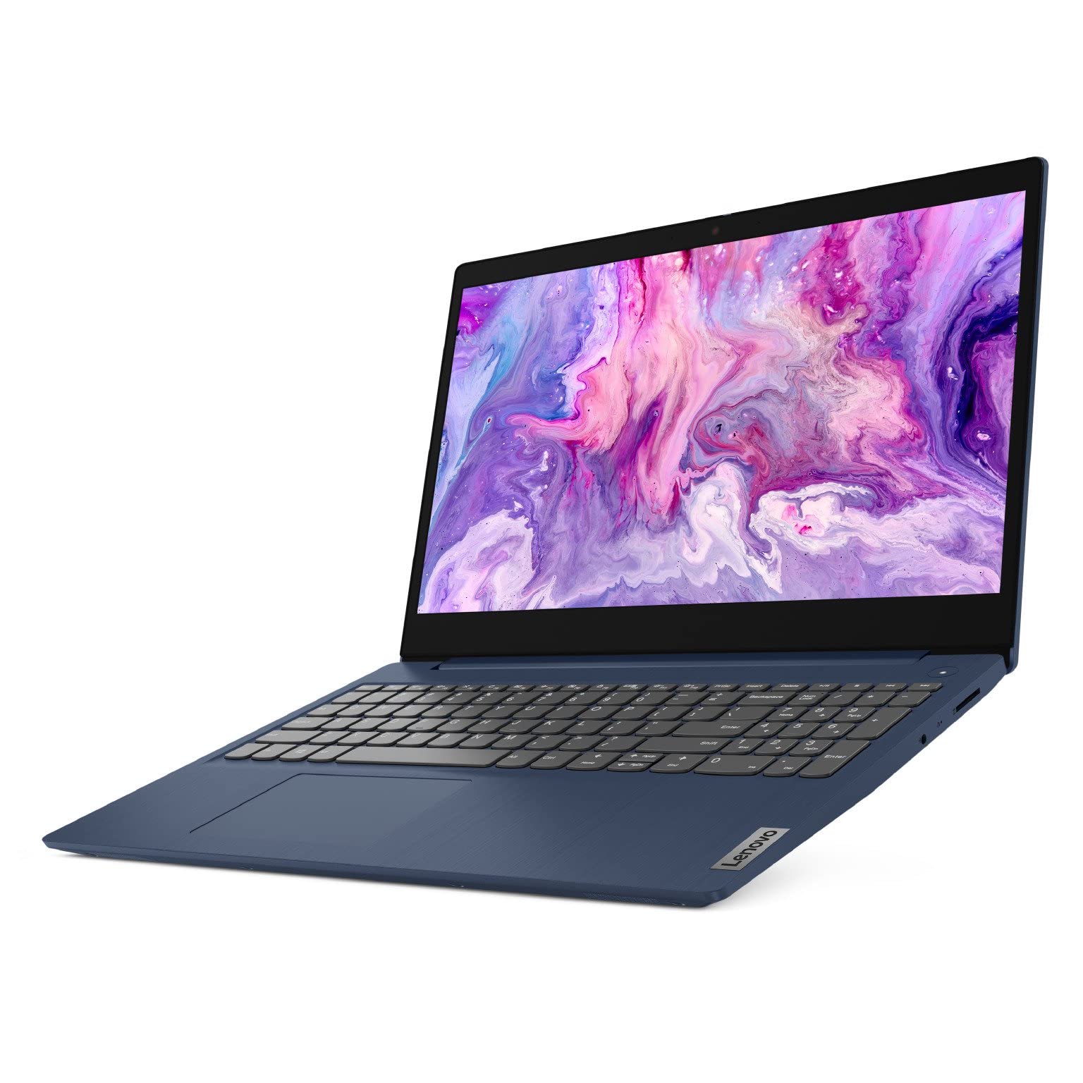 Lenovo 2023 IdeaPad 3 15.6" FHD Laptop Intel Dual-Core i3-1005G1 8GB RAM DDR4 512GB M.2 SSD Intel UHD Graphics HDMI Card Reader Bluetooth Webcam Abyss Blue Windows 10 Pro w/RE 32GB USB 3.0 Drive