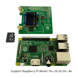 Duplex mmdvm Hotspot Board hat OLED Two Timeslots Two Colors Yellow Blue OLED Low BER 0 Offset Tf Card Written Pi-Star Software