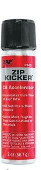 Zap Zip Kicker, CA Accelerator 5 Ounce and CA Accelerator 2 Ounce (Pack of 2) - with Make Your Day Tweezers