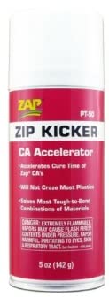 Zap Zip Kicker, CA Accelerator 5 Ounce and CA Accelerator 2 Ounce (Pack of 2) - with Make Your Day Tweezers