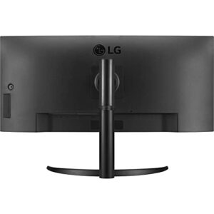 LG 34WQ75C-B.AUS 34" Curved UltraWide™ QHD IPS HDR 10 Built-in-KVM-Monitor with USB Type-C™ & LAN (RJ-45), Black