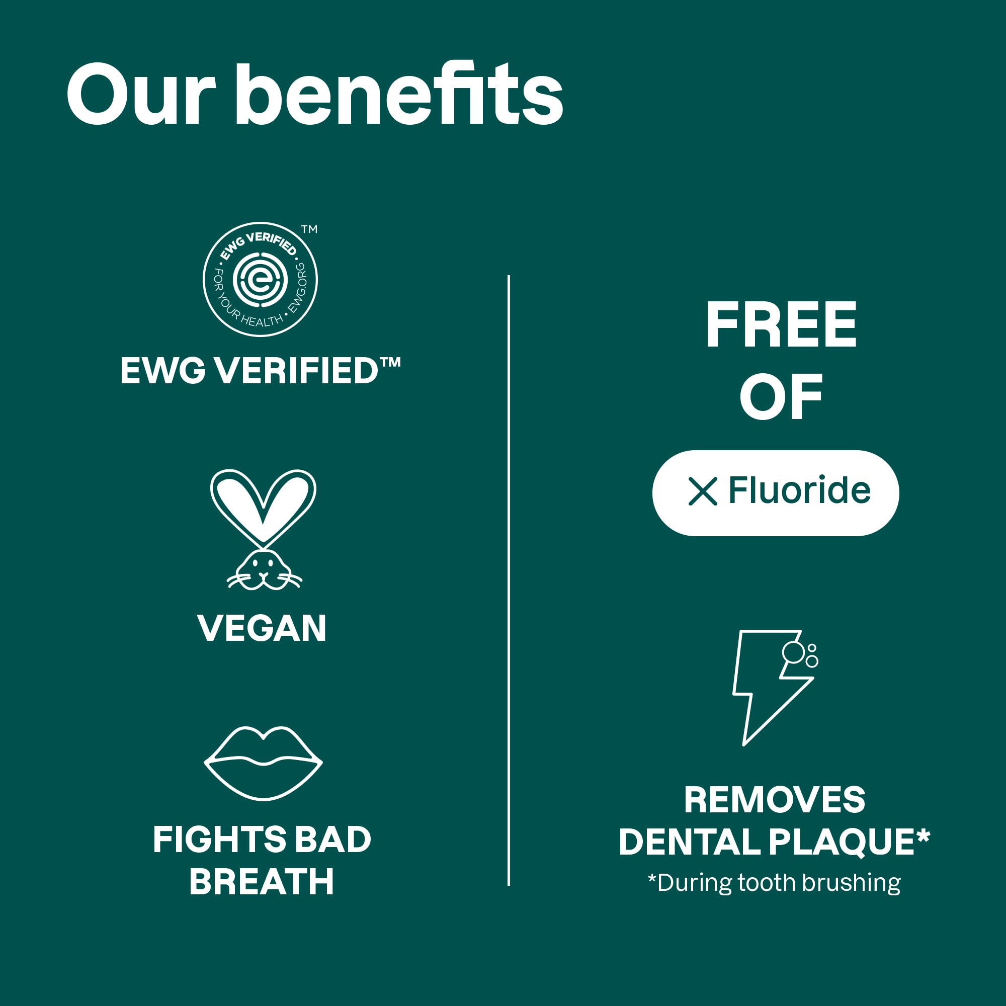 ATTITUDE Fluoride-Free Toothpaste, Plant- and Mineral-Based Ingredients, Vegan, Cruelty-Free and Sugar-Free, Sensitive, Spearmint, 4.2 Oz