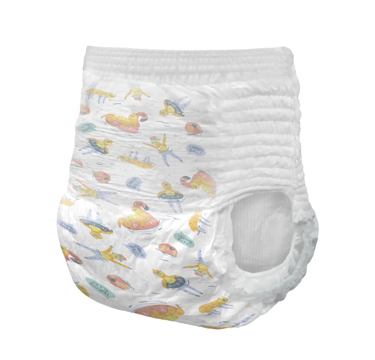 Hello Bello Premium Swim Baby Diapers Size 2T-3T/Medium I 72 Count of Disposeable, Hypoallergenic, and Eco-Friendly Swim Pants for Babies and Toddlers I Swimming Sloths