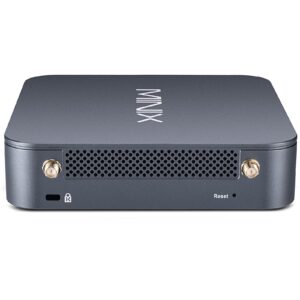 MINIX NEO J51-C8 Max Mini Computer, 8GB/512GB M.2 PCIe NVMe SSD Windows 11 Pro, Aluminum/Wi-Fi6/Dual 2.5GB LAN/USB-C/Triple Display/4K/Auto Power On/PXE Boot/RTC/Vesa Mount