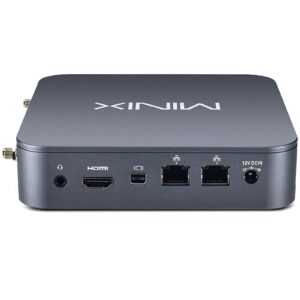 MINIX NEO J51-C8 Max Mini Computer, 8GB/512GB M.2 PCIe NVMe SSD Windows 11 Pro, Aluminum/Wi-Fi6/Dual 2.5GB LAN/USB-C/Triple Display/4K/Auto Power On/PXE Boot/RTC/Vesa Mount