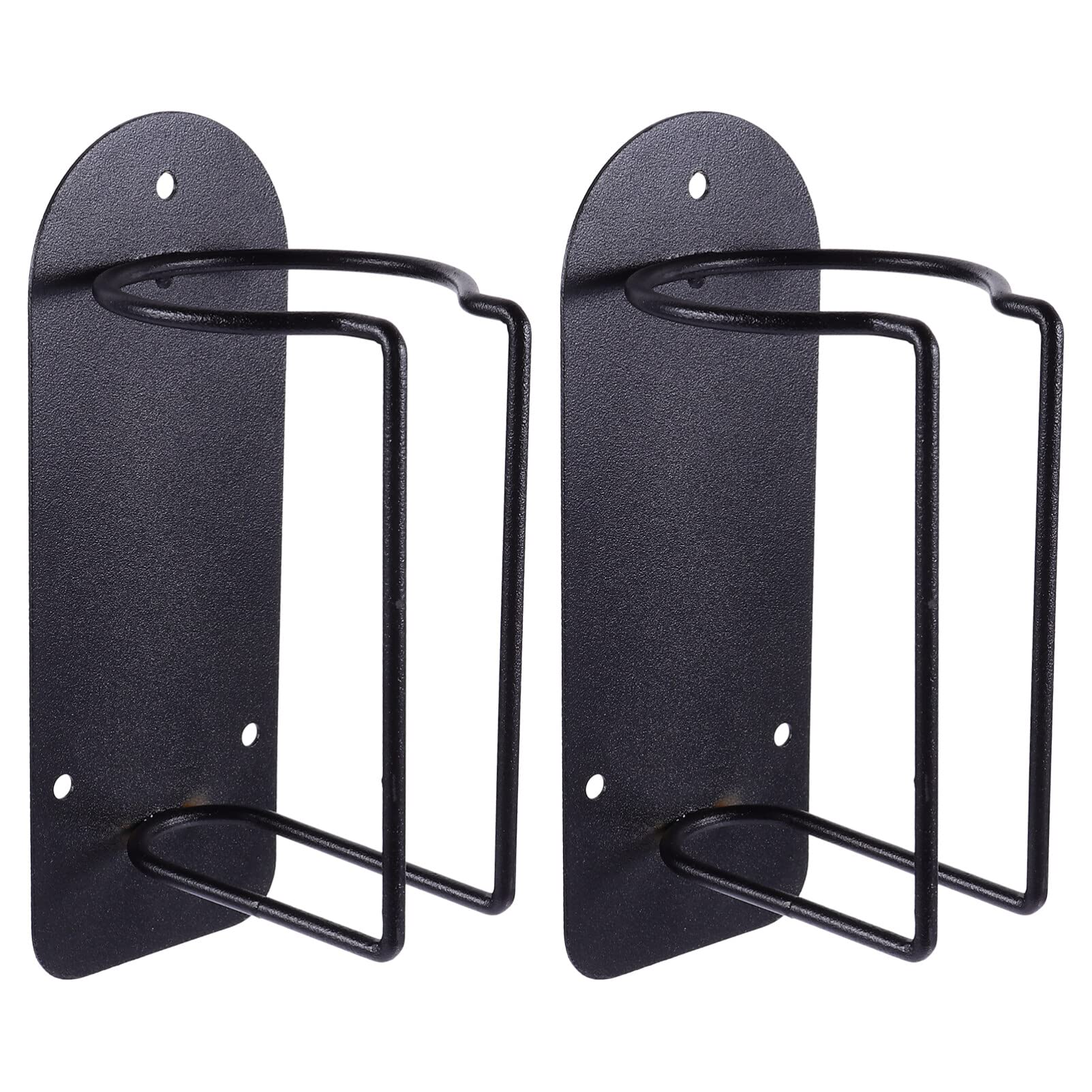 KALLORY Metal Hangers Wall Mounted Clothing Rack 2Pcs Hair Clipper barber station organizer barber clipper holder barber clipper holder Holder Wall Mounted Metal Hangers Metal Stand