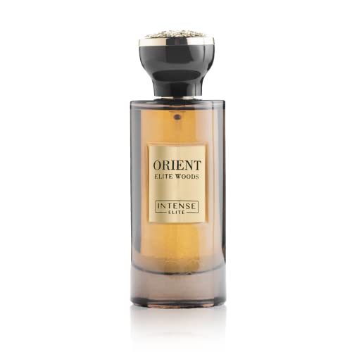 INTENSE ELITE Orient Elite Woods Luxurious Eau de Parfum for Men 100ML (3.4Oz), Long Lasting Arabian Perfume For Men With Saffron, Rose & Leathery Notes